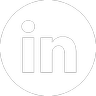 White linkedin logo